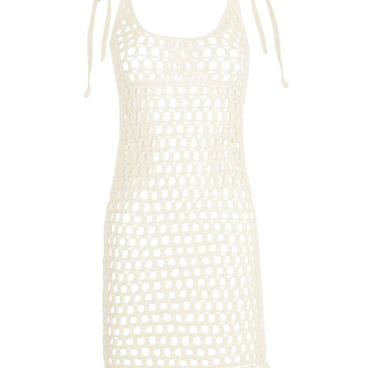 michael kors white crochet dress Michael Kors White Crochet Eyelet Dress XS