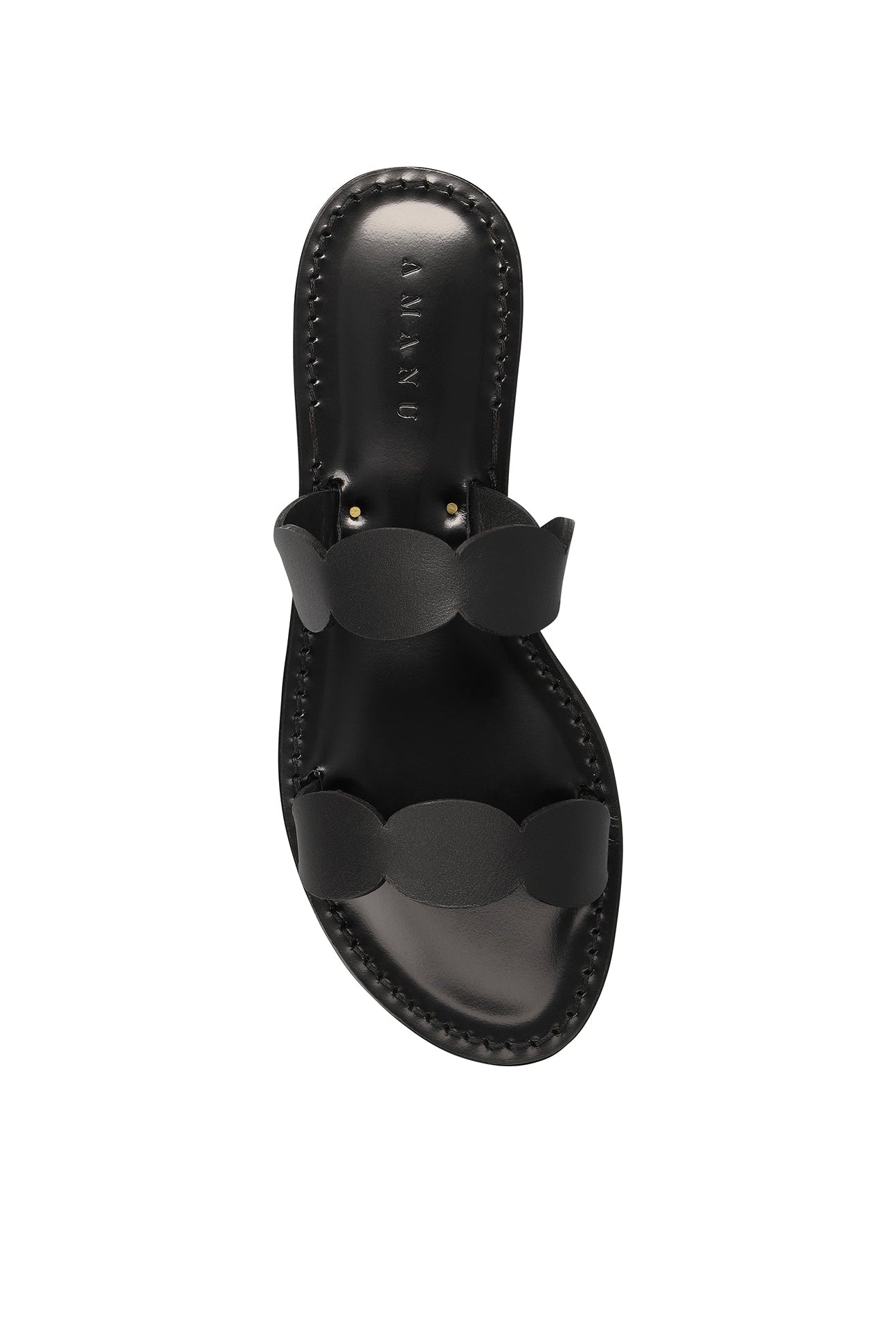 MARYSIA X AMANU Bakoven Scallop Sandal in Black