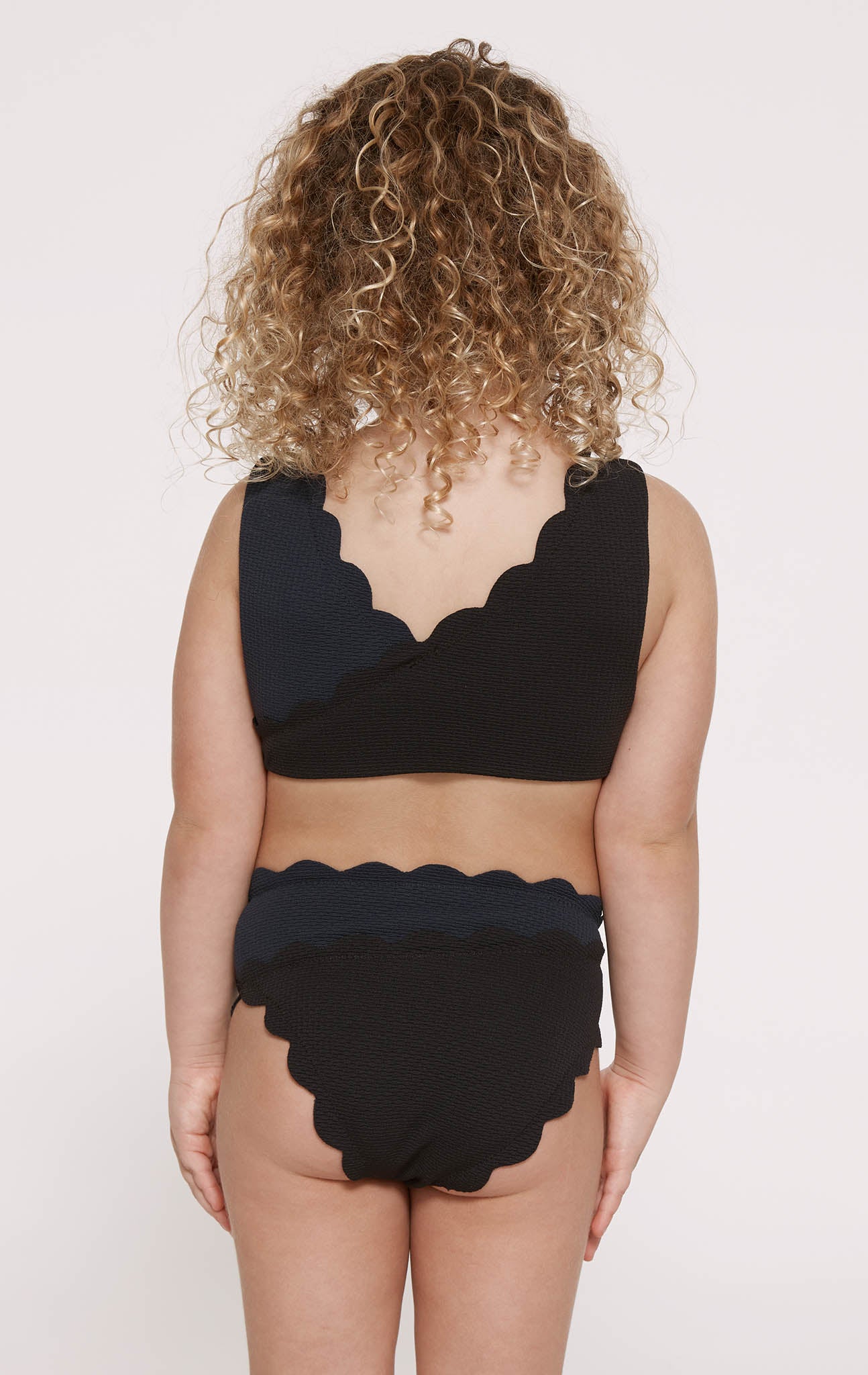MARYSIA Bumby Canyon Point Top in Black/Indigo