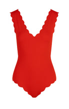 Charleston Maillot in Poppy