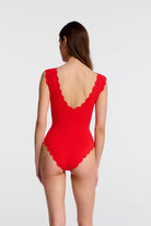 Charleston Maillot in Poppy