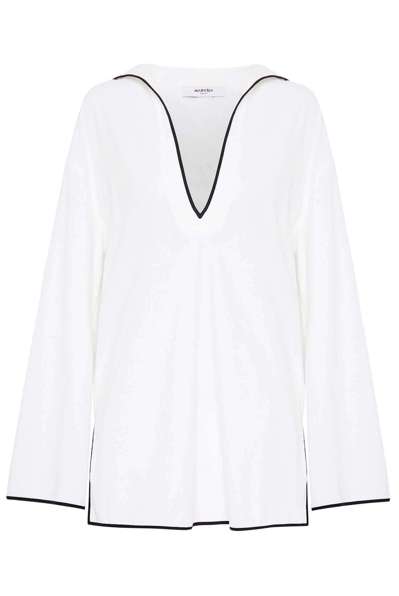 Hooded Tunic in Coconut marysia