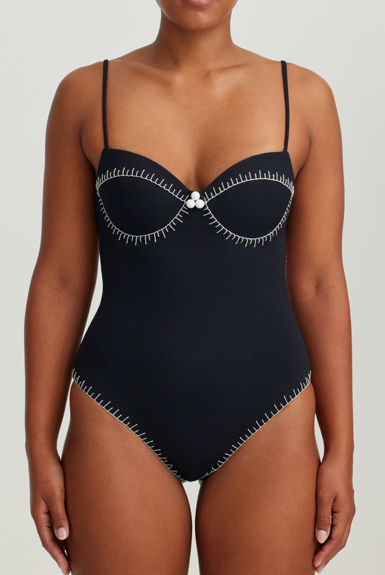 Salento Maillot in Black marysia