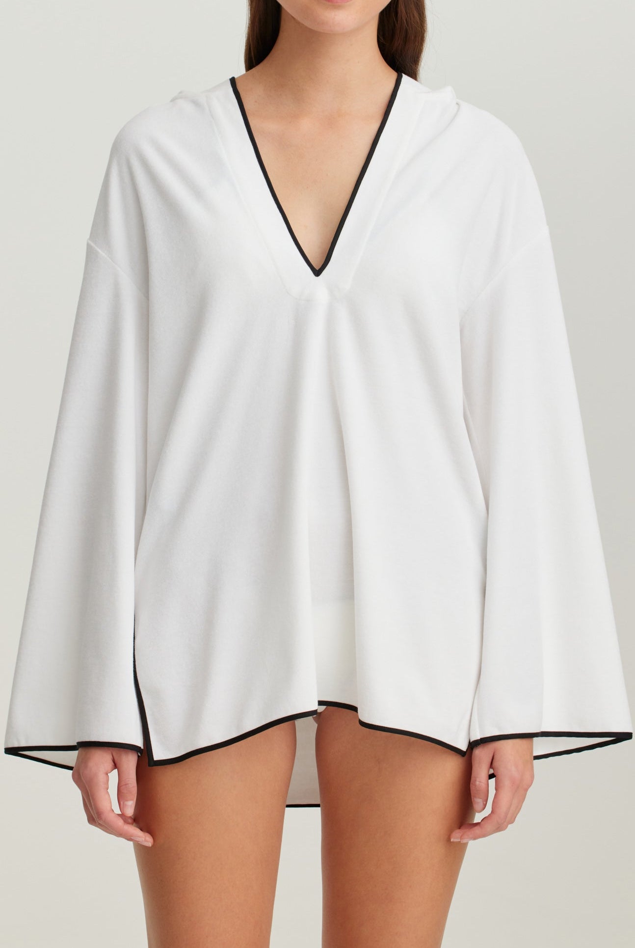 Hooded Tunic in Coconut MARYSIA