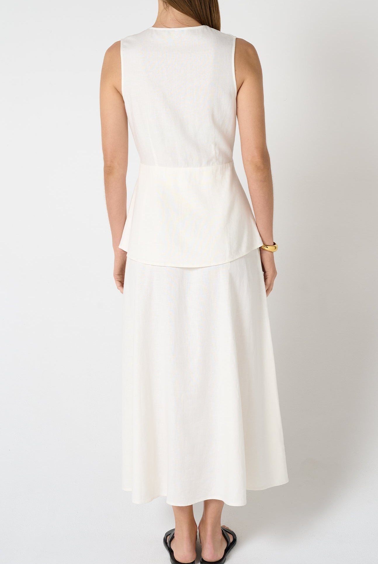 Lucine Vest in Coconut MARYSIA