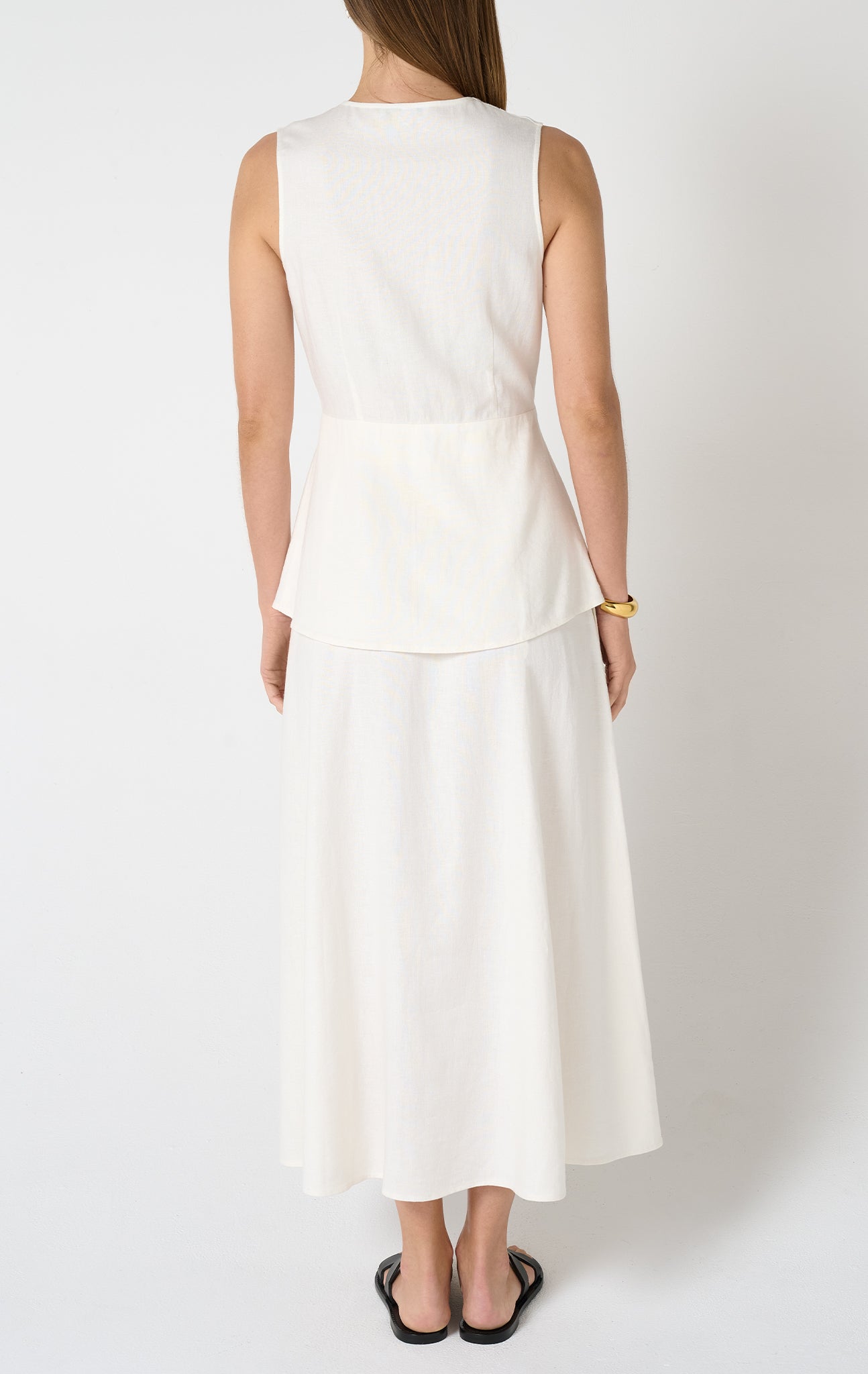 Lucine Vest in Coconut MARYSIA