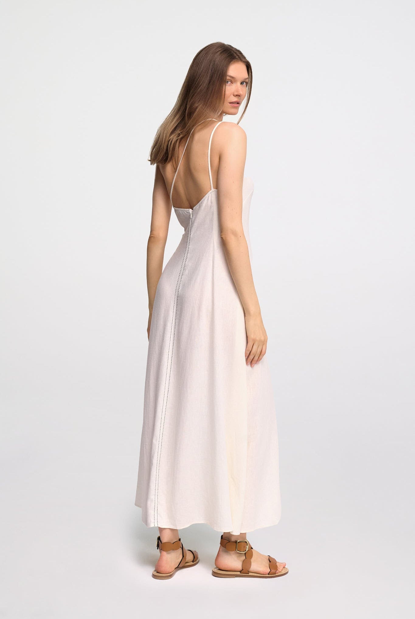 Fauna Dress in Coconut