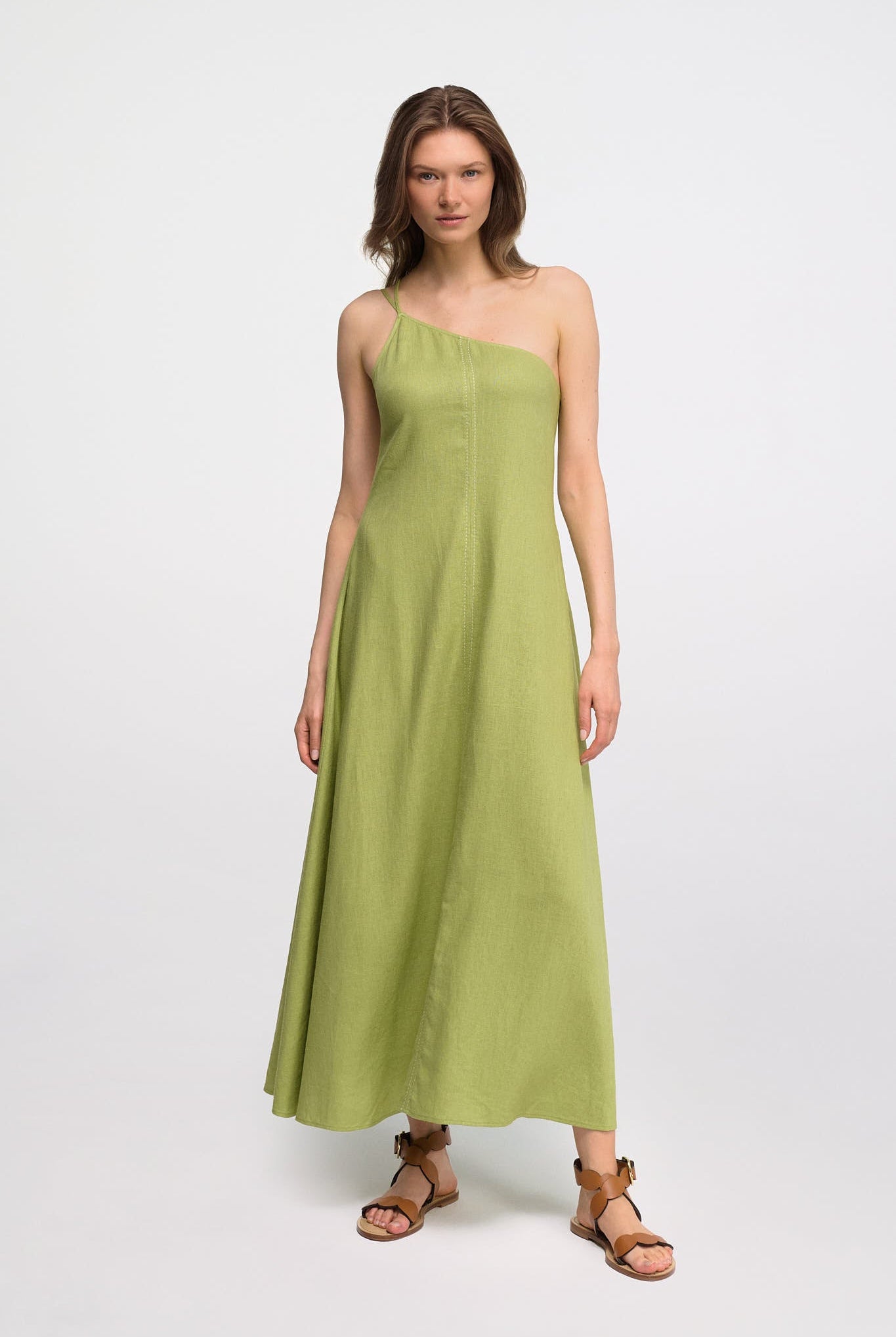 Fauna Dress in Serpentine