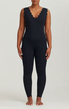 Venus Long Leg Onesie in Black MARYSIA