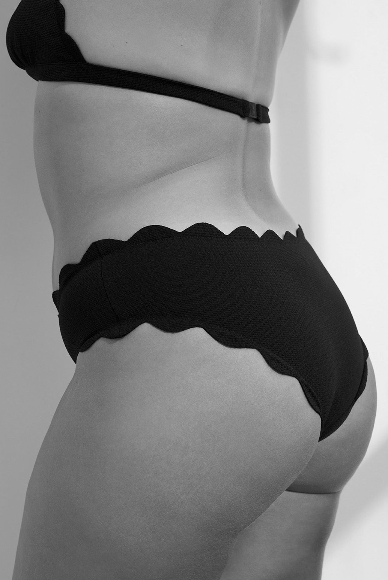 Spring Bottom in Black/ Indigo MARYSIA