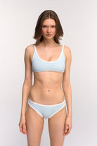 Calacutta Top in Blu Marr