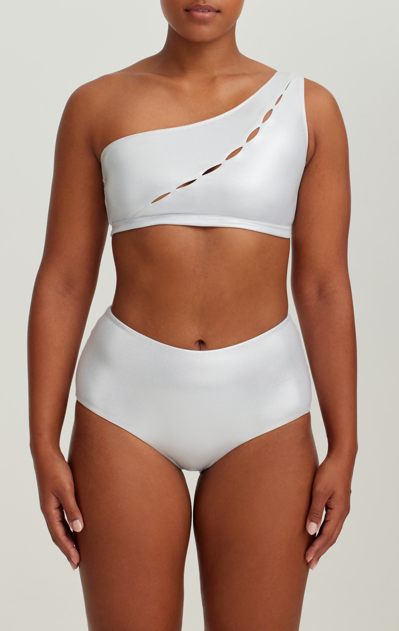 Lloyd Bottom in Silver MARYSIA