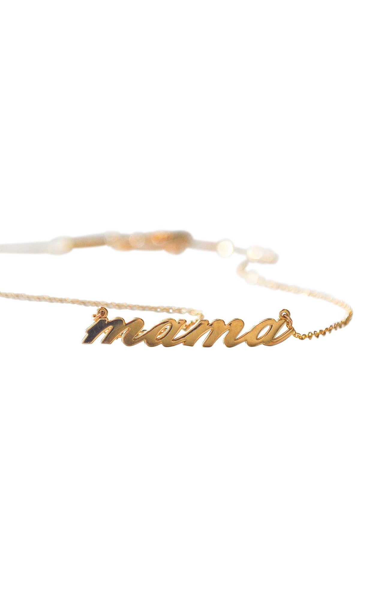 THATCH JEWELRY Mama Script Necklace