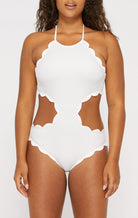 MARYSIA Mott Cutout Maillot in Coconut