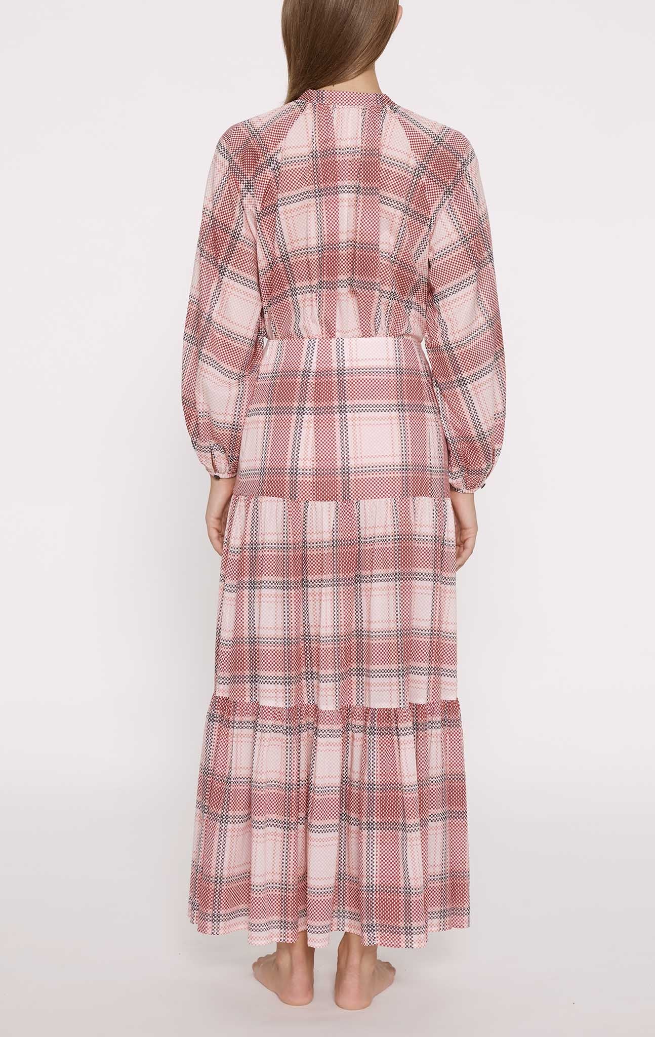 MARYSIA Palm Desert Skirt in Plaid