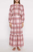 MARYSIA Palm Desert Blouse in Plaid