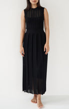 MARYSIA Blakes Sleeves Dress in Black