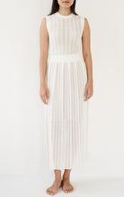 MARYSIA Blakes Sleeves Dress in Coconut
