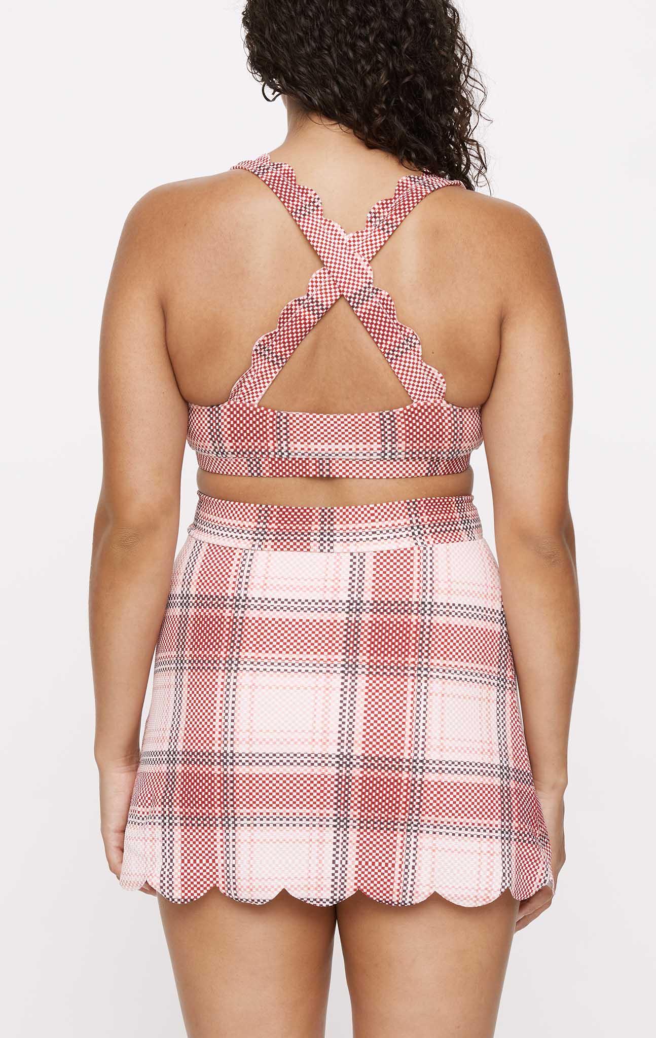 MARYSIA Morton Skirt in Plaid