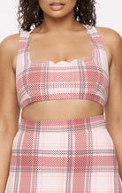 MARYSIA Serena Top in Plaid