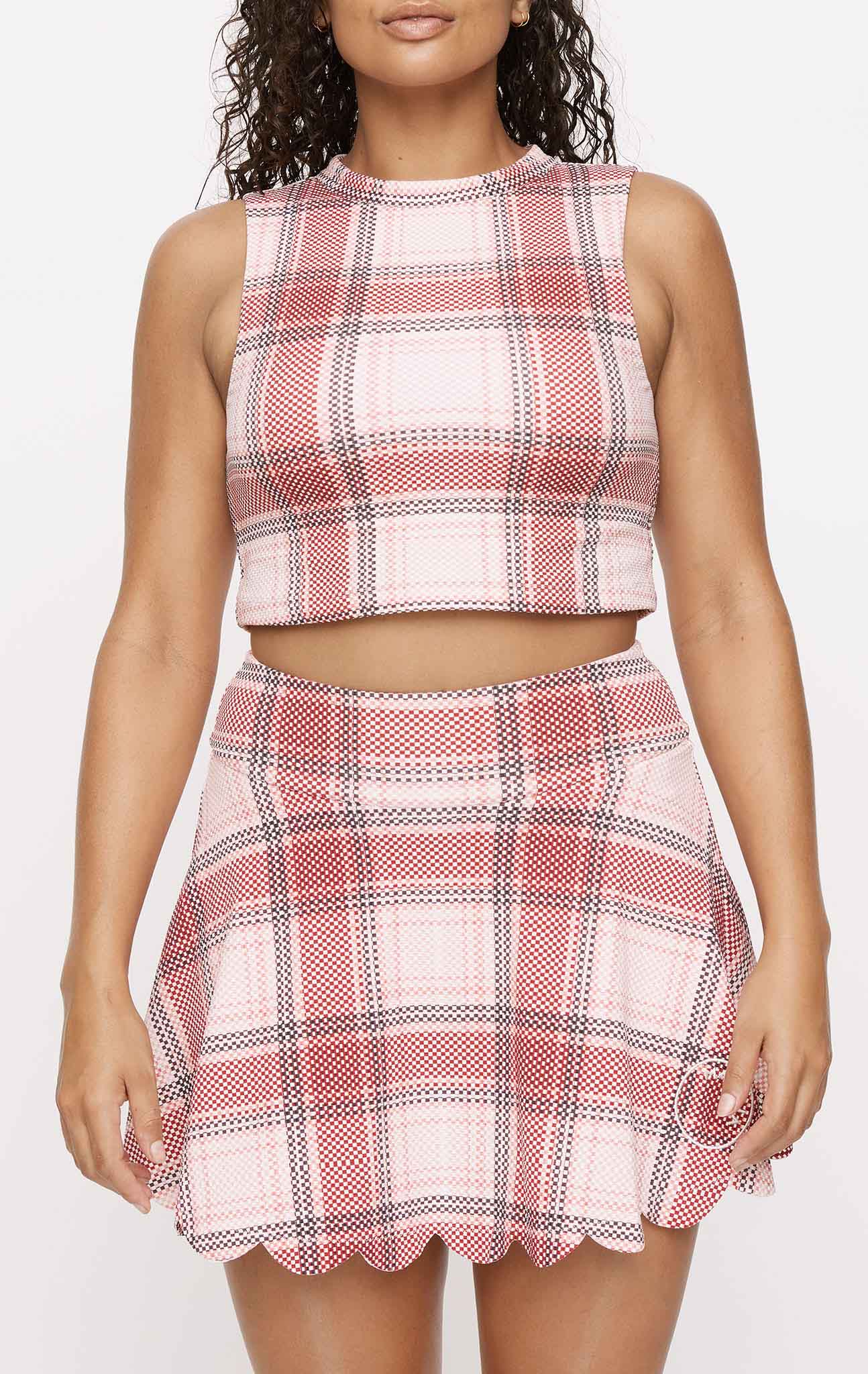 MARYSIA Venus Skirt in Plaid