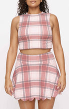 MARYSIA Venus Skirt in Plaid