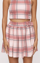 MARYSIA Martina Skirt in Plaid