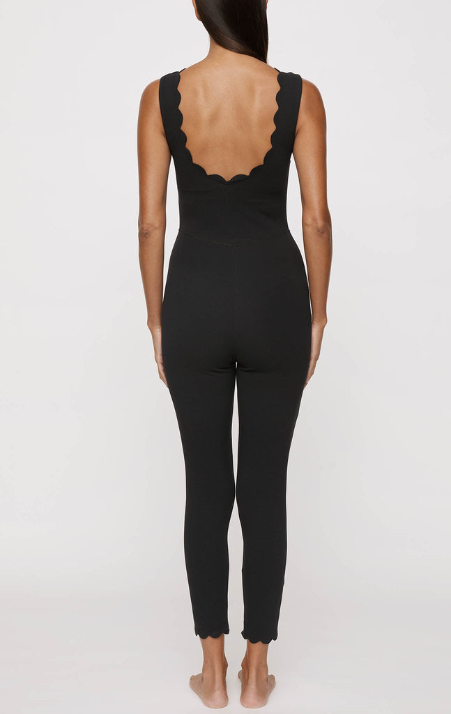 Maria Long Leg Onesie in Black Marysia