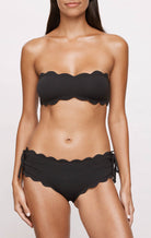 MARYSIA Spring Tie Bottom in Black/Indigo