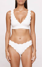 MARYSIA Wide Santa Clara Top in Coconut