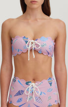 MARYSIA Riviera Top in Dawn Shell Print