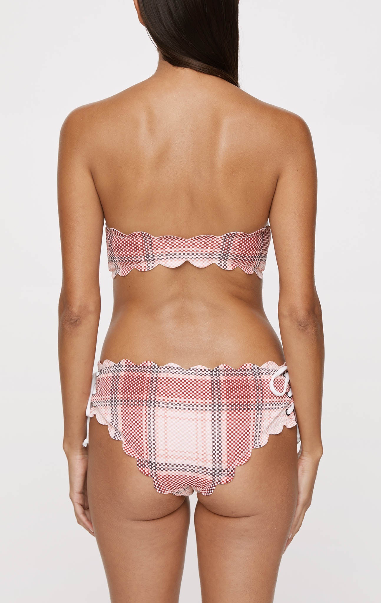 MARYSIA Riviera Top in Plaid/Bloom