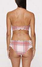 MARYSIA Riviera Top in Plaid/Bloom