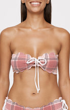 MARYSIA Riviera Top in Plaid/Bloom