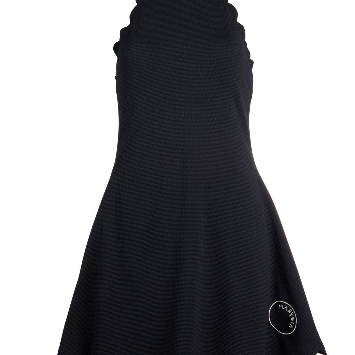 knee length dresses for ladies Bianca Rachele Dotted Mesh Bell Sleeve Mini Dress – TOILE main image 1