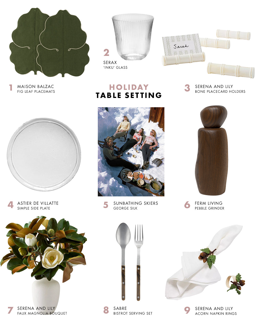 INSPIRATION: Holiday Table Setting