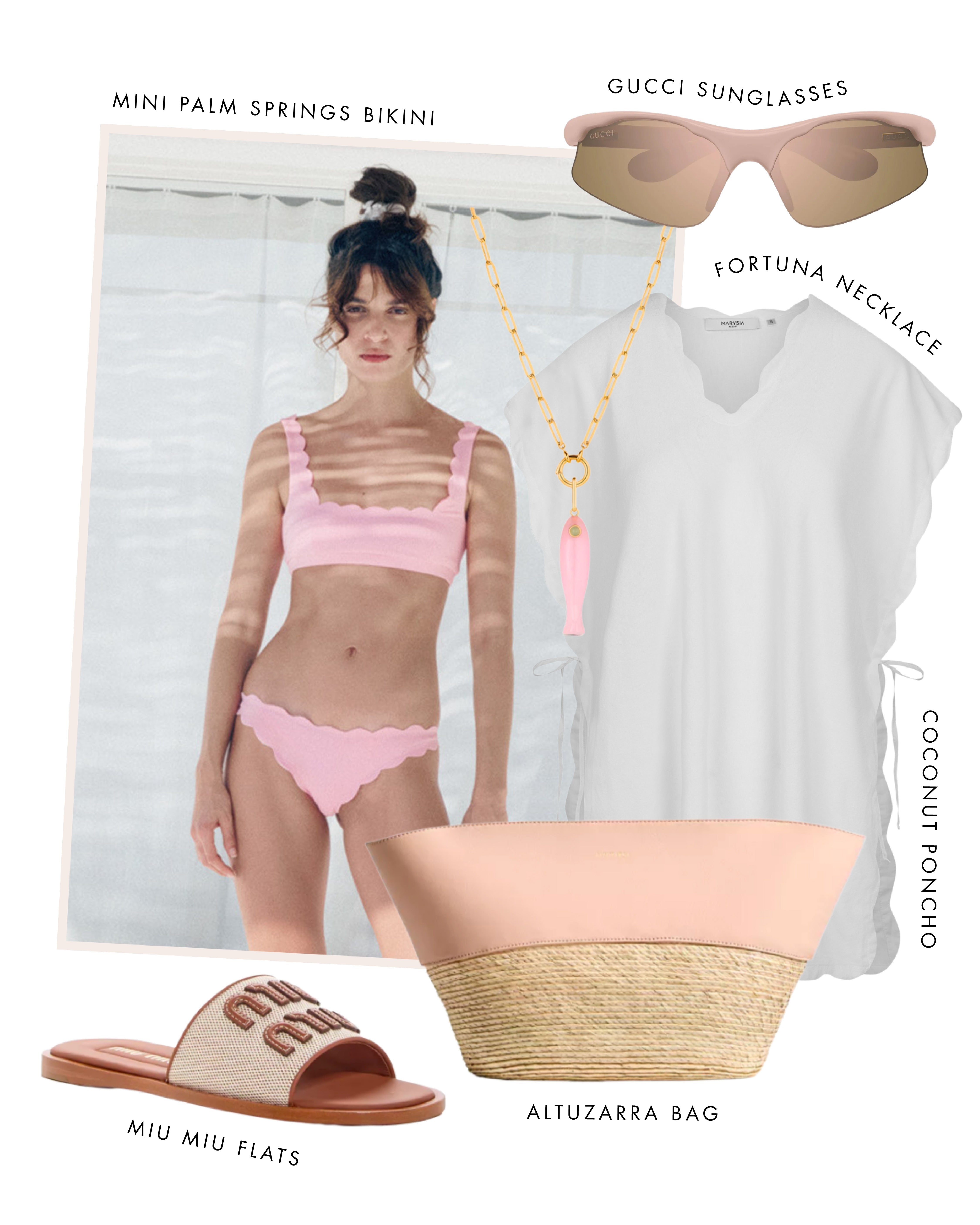 LOOK: Styling Mini Palm Springs Bikini & Poncho