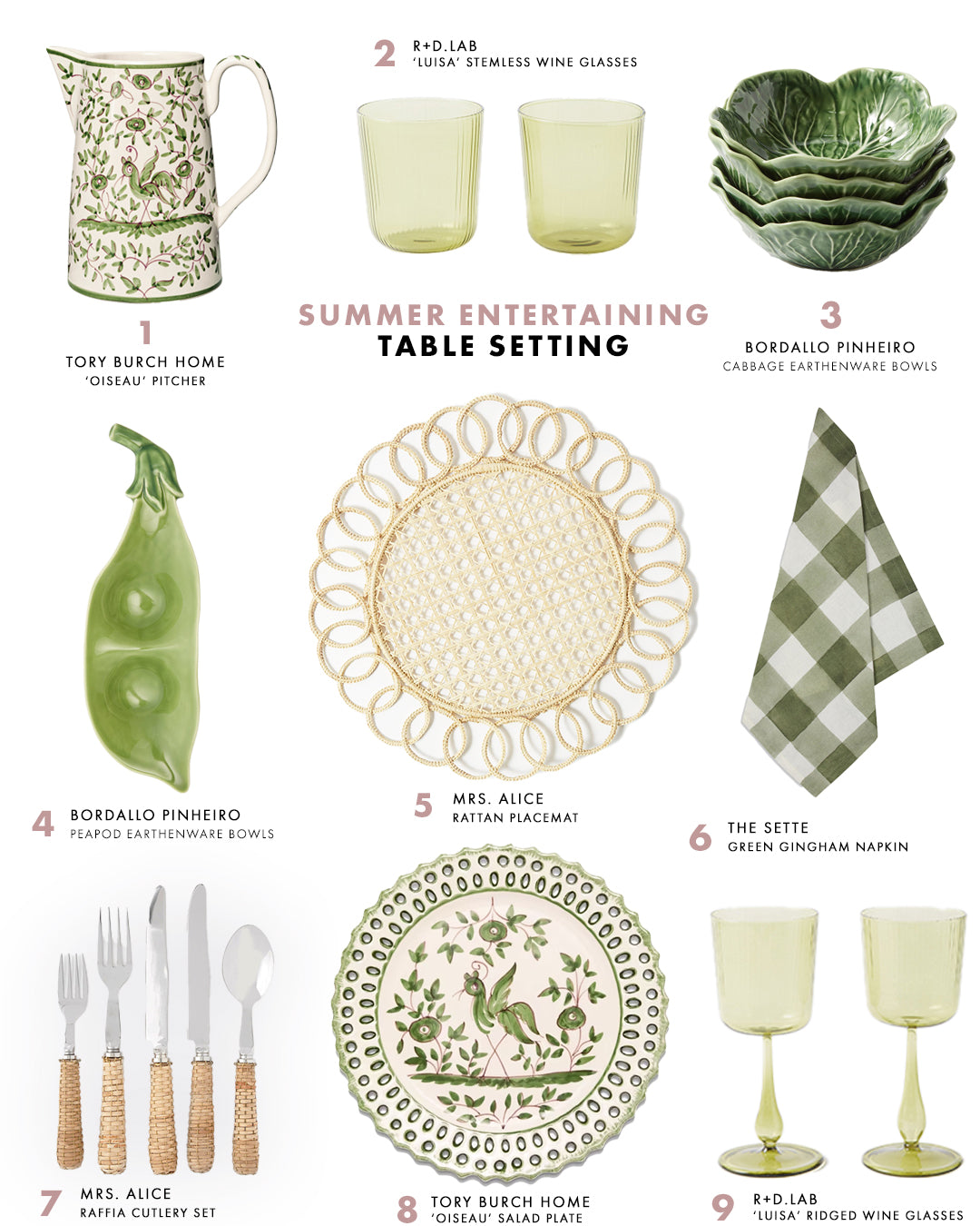 Inspiration: Summer Entertaining Table Setting