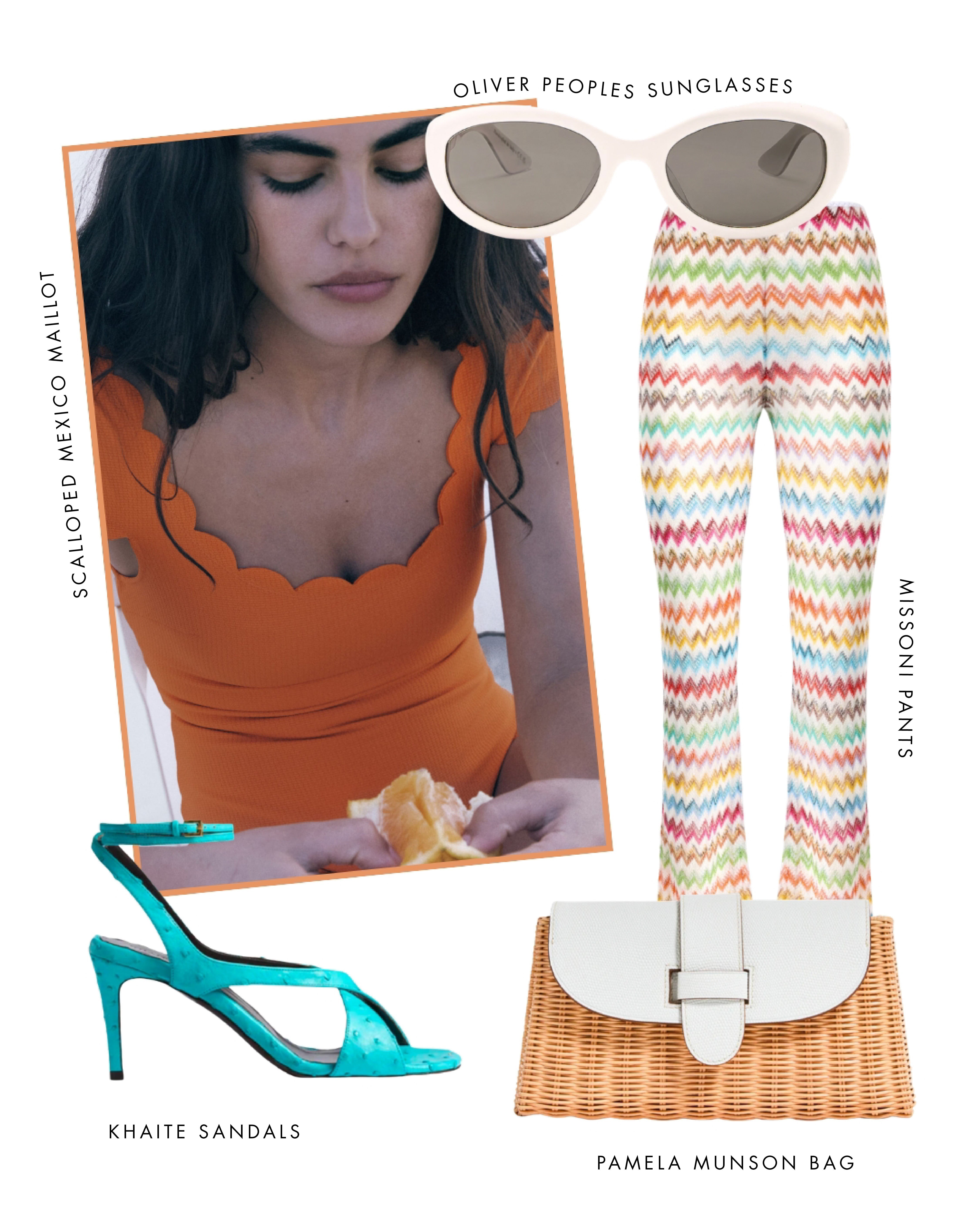 LOOK: Styling Scalloped Mexico Maillot