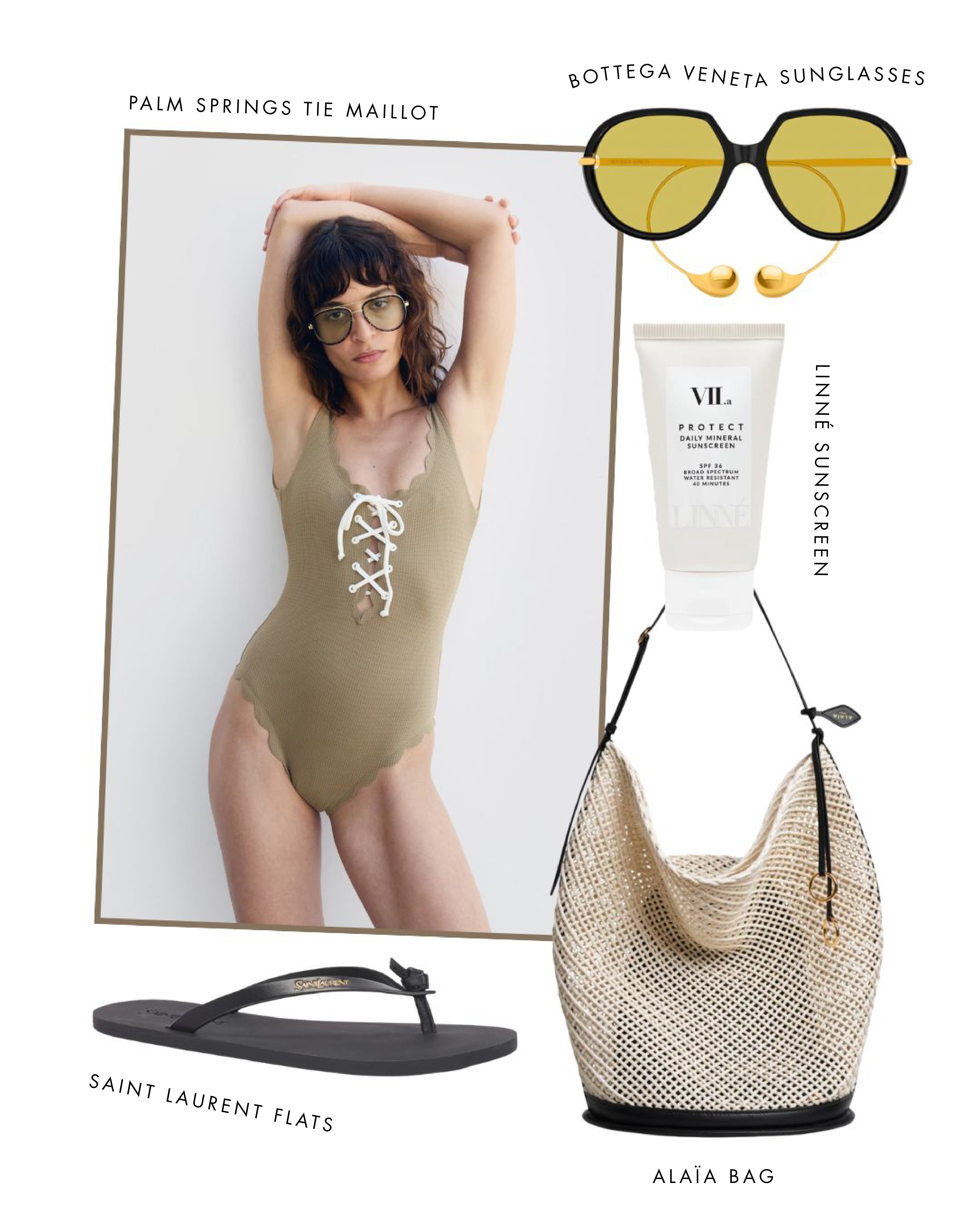 LOOK: Styling Palm Springs Tie Maillot