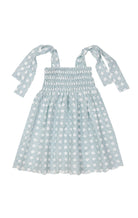 Bumby Smocked Babydoll Dress in Morning Cane Print MARYSIA