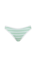 Ligne Bottom in Mint Stripe Print