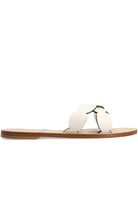 MARYSIA X AMANU Okavango Scallop Sandal in White