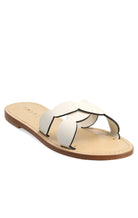 MARYSIA X AMANU Okavango Scallop Sandal in White