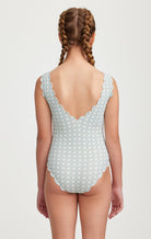 Bumby Charleston Maillot in Morning Cane Print/Coconut MARYSIA