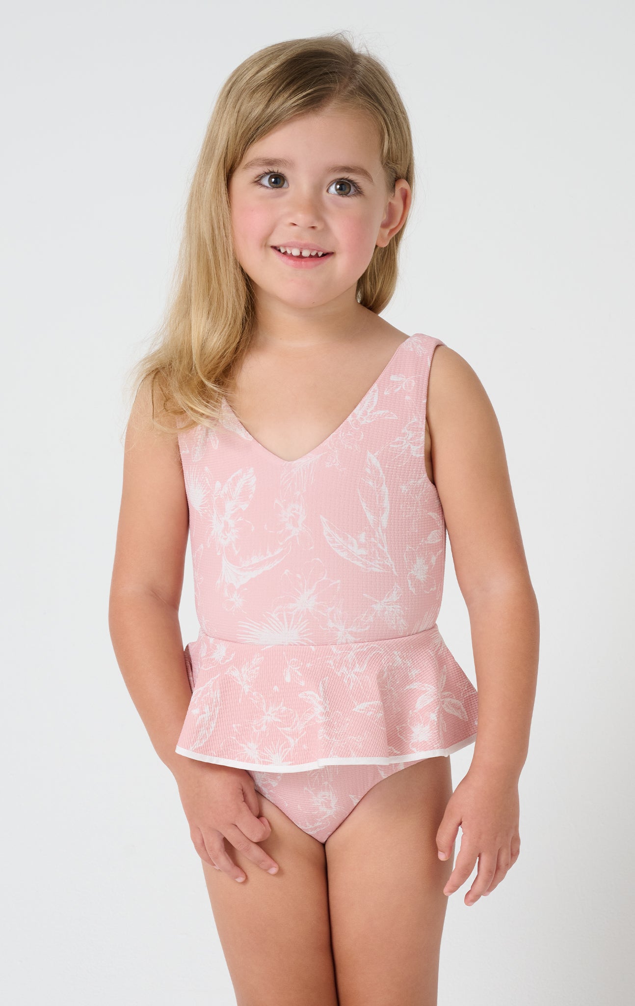 Bumby Piping Gramercy Maillot in Calm Floral Print MARYSIA
