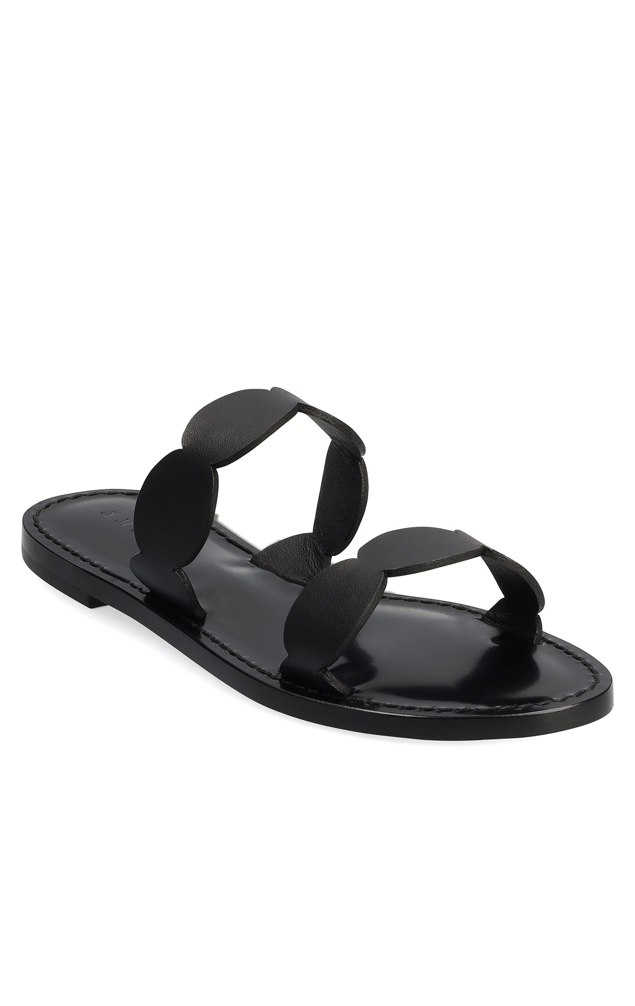 MARYSIA X AMANU Bakoven Scallop Sandal in Black