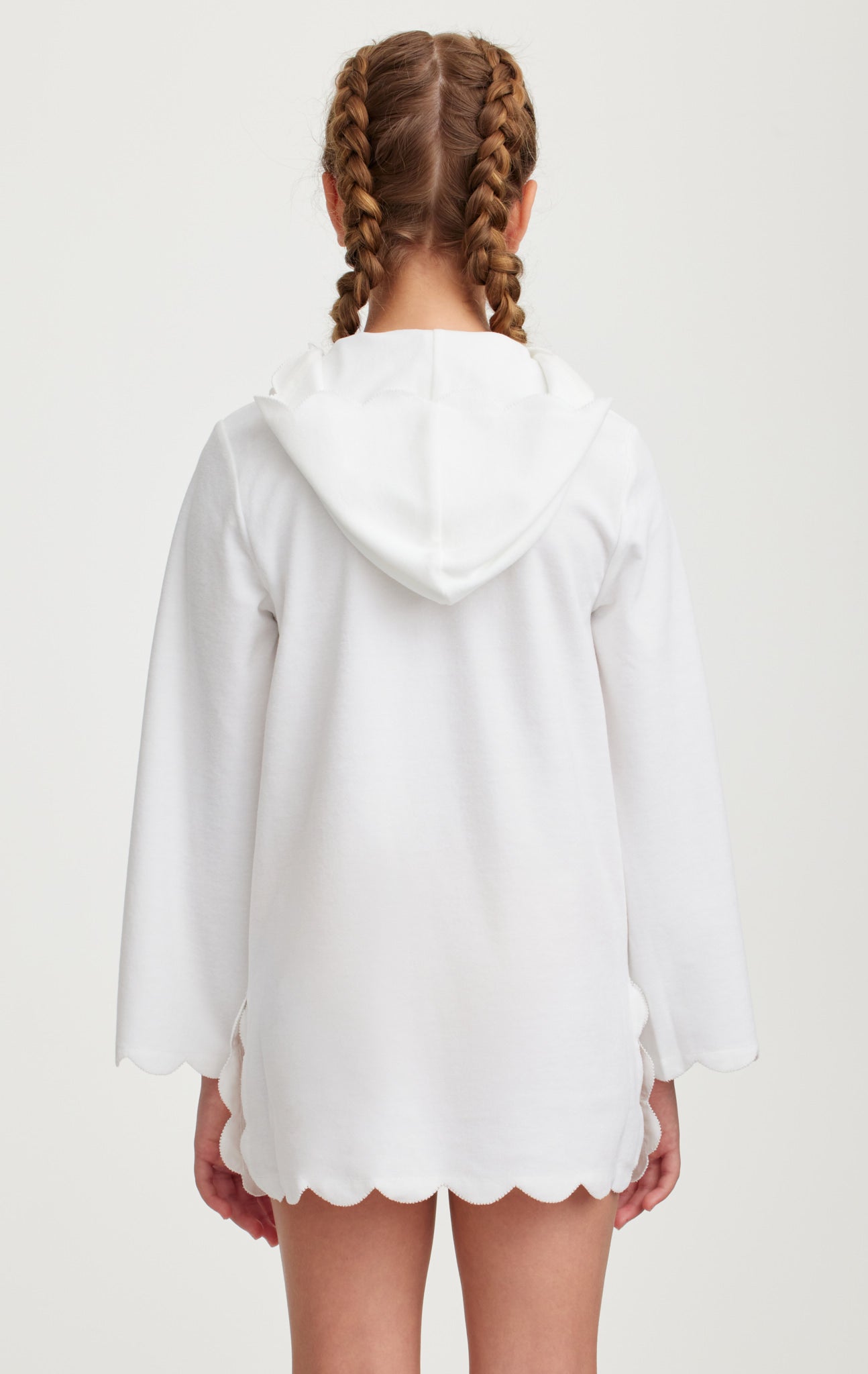 Bumby Scalloped Terry Tunic in Coconut MARYSIA