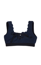 Bumby Palm Springs Tie Top In Black/Indigo MARYSIA