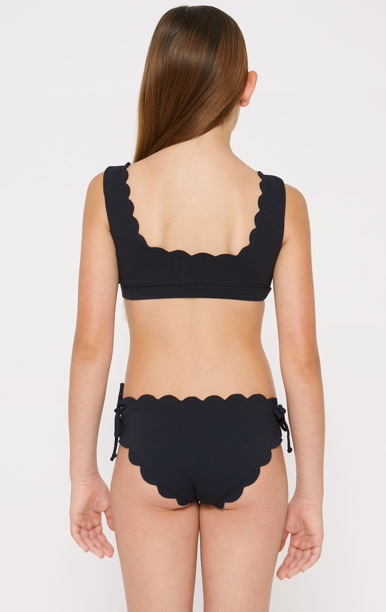 MARYSIA Bumby Palm Springs Tie Top in Black Indigo